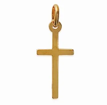 Кулон Крест плоский