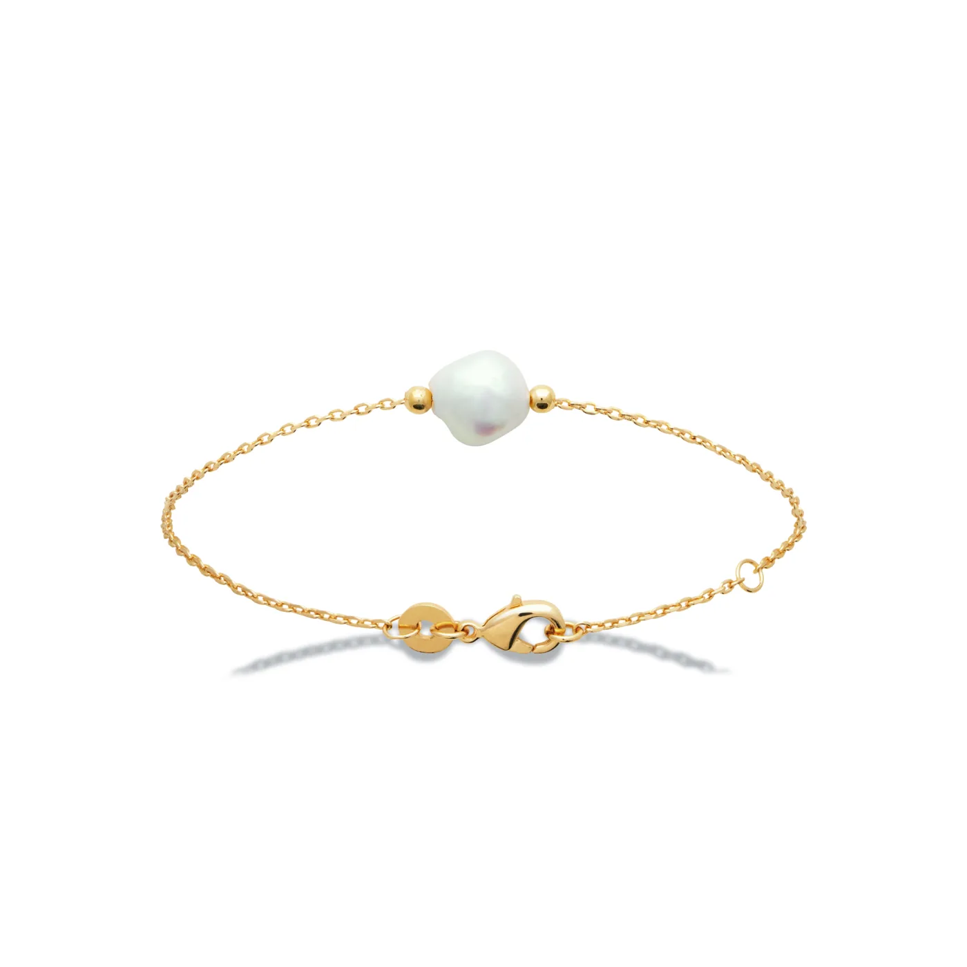 Браслет Pearl в позолоте с жемчужиной